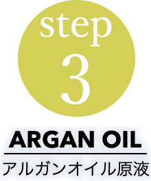 step3 ARGAN OIL アルガンオイル原液